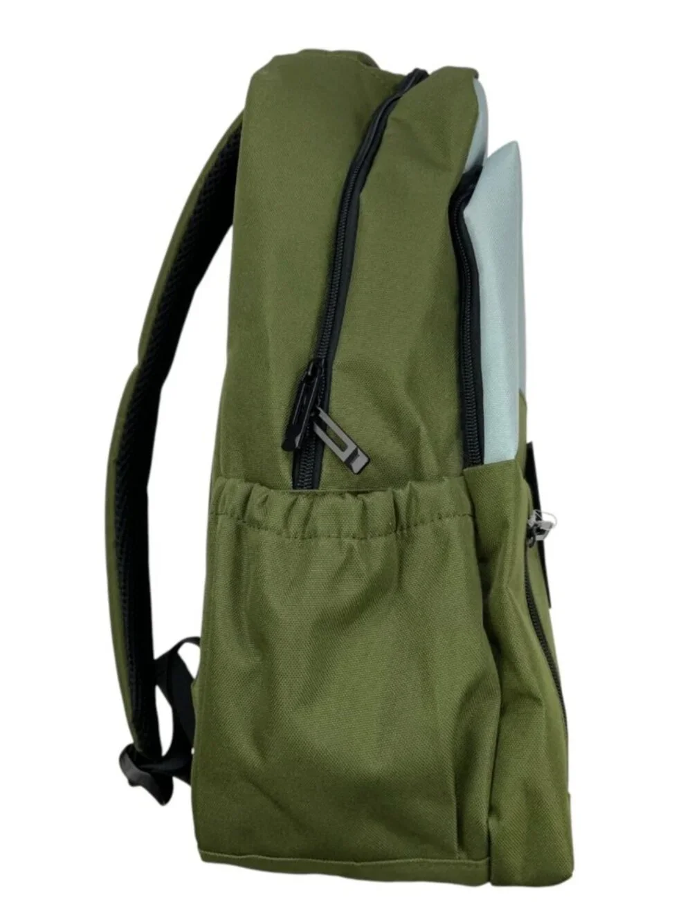 Duchamp London Two Tone Backpack Green Grey NEW